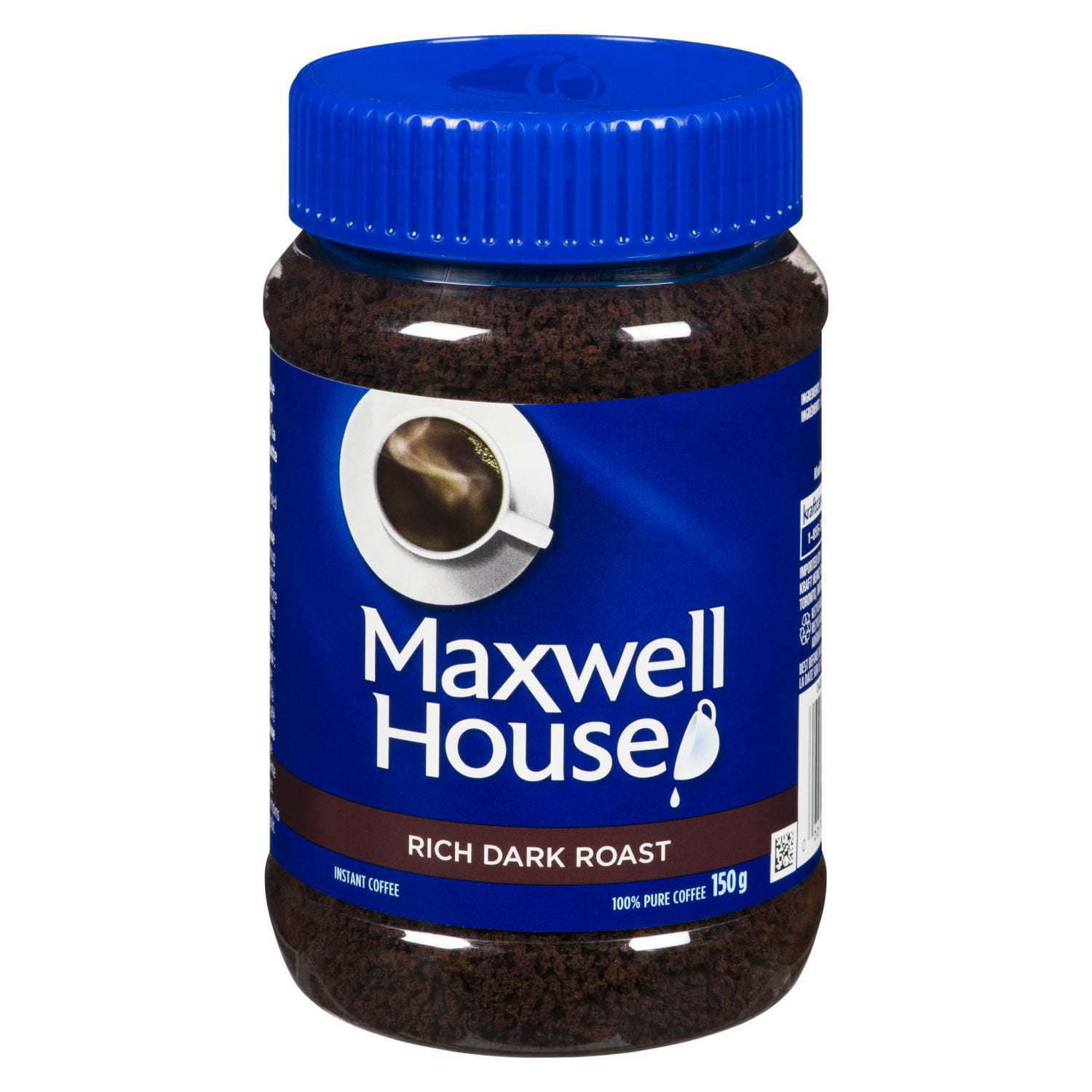 Maxwell House Rich Dark Roast 150g Instant Coffee Walmart Canada